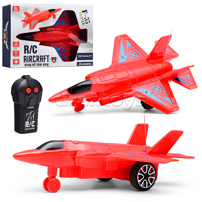 Самолет "Fighter" р/у, 27 MHz, в коробке