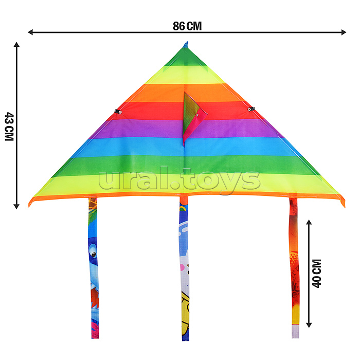 Змей воздушный "Радуга"