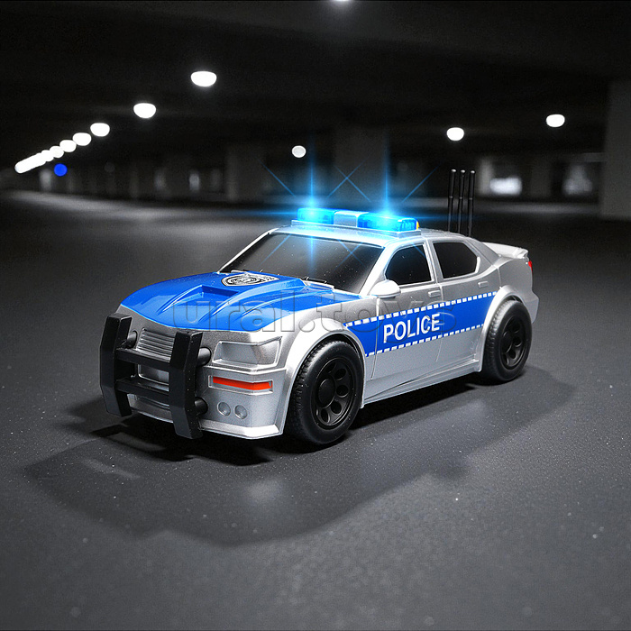 Машина "Полицейский патруль" 1:32 (свет, звук) в коробке