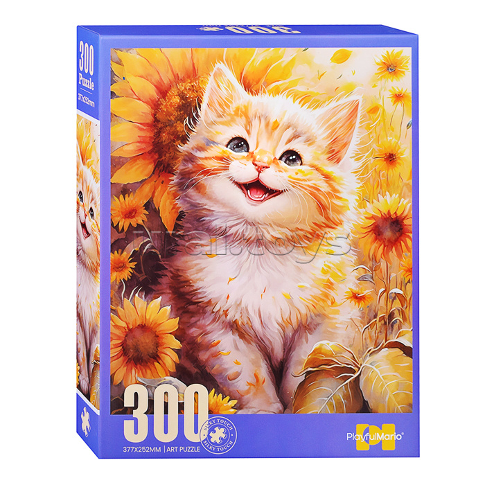Пазл "Весёлый котёнок" (300 дет.)