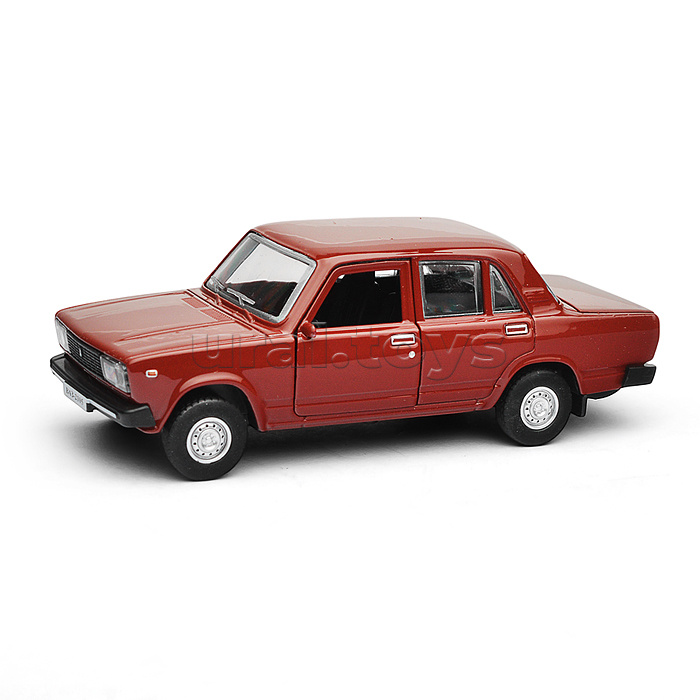 Машина металл LADA ВАЗ-2105 1997 12 cm, (двери, багаж, романс.)инерц., в коробке