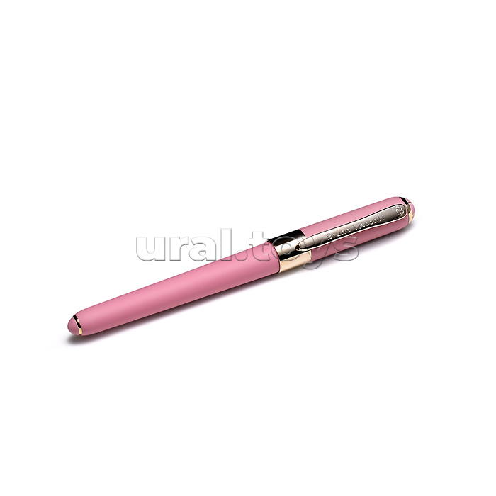 Ручка в футляре "Monaco" шариковая 0.5мм, синяя (розовый корпус, синяя коробка)