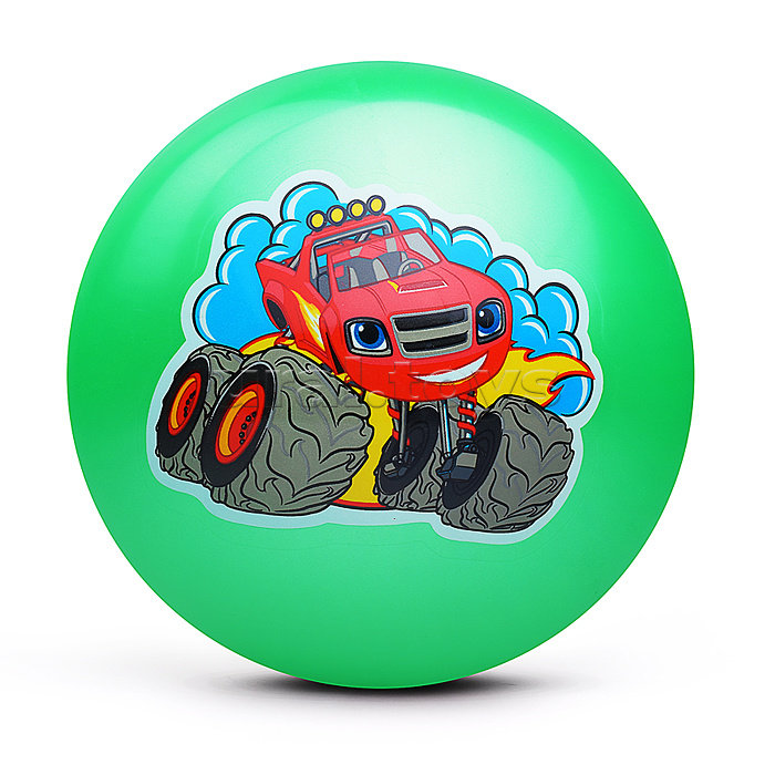 Мяч пвх 23 см "Вспыш" с наклейкой, в сетке