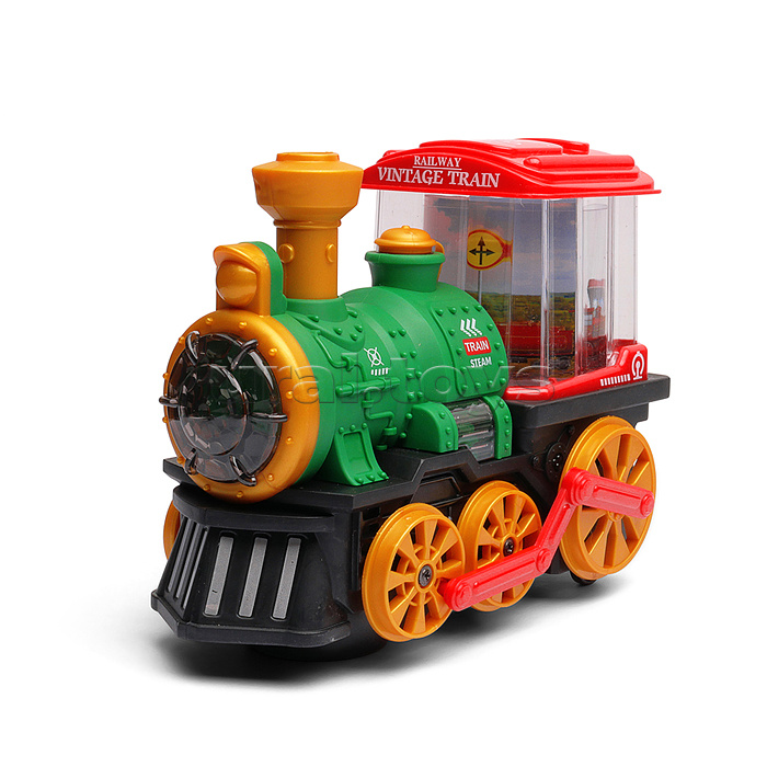 Паровоз "Странник" (свет, звук, дым) в коробке