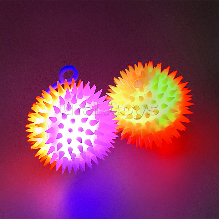 Мяч-ёж "Цветная колючка" (7,5 см.) в коробке
