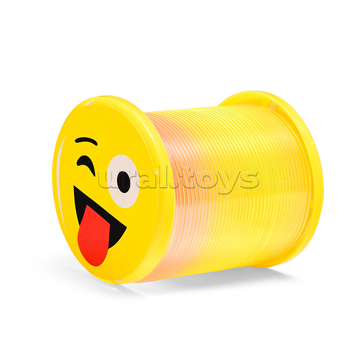 Игрушка-пружинка "Радостный смайлик"