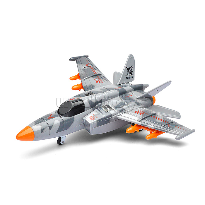 Самолет "Истребитель военный" р/у, 27 MHz, в коробке