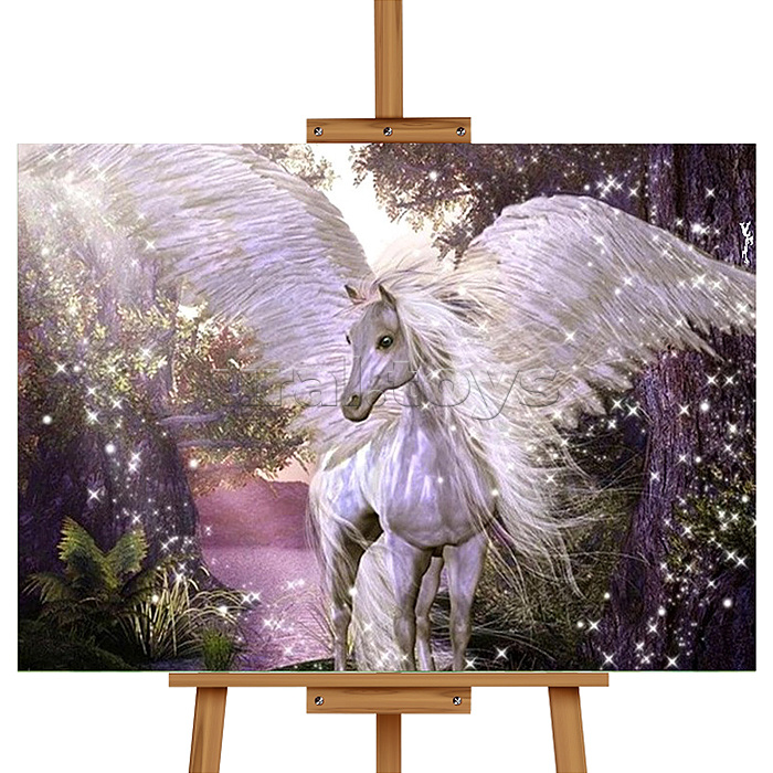 Мозаика алмазная "Волшебство" (светится в темноте) 20*30см.