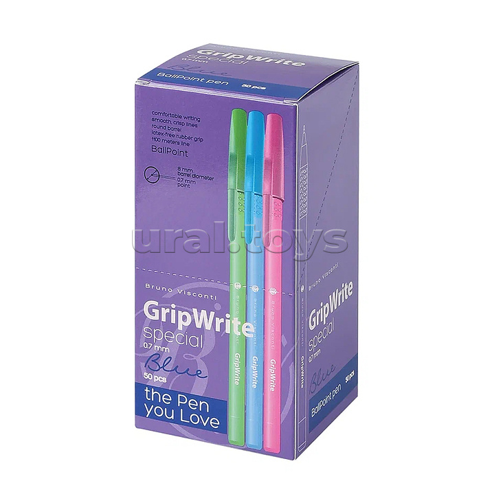 Ручка "GripWrite Special" шариковая 0.7 мм, синяя Ручка "GripWrite Special" шариковая 0.7 мм, синяя