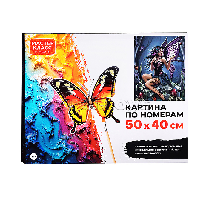 Набор для рисования "Картина по номерам 50х40 см. Изящность"