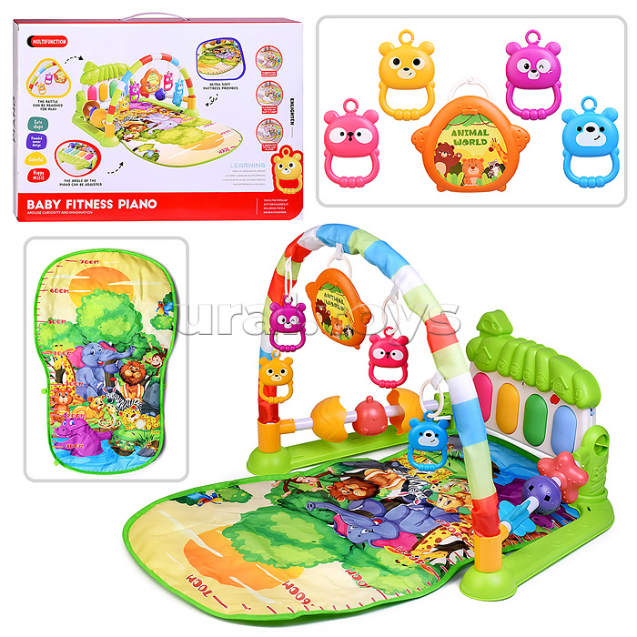 Коврик развивающий "Музыкальный мир" в коробке