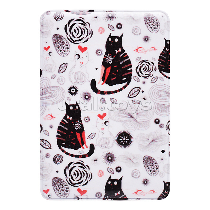 Обложка-карман для карт и пропусков, проездных, 95*65мм, ПВХ, фотопечать, ассорти