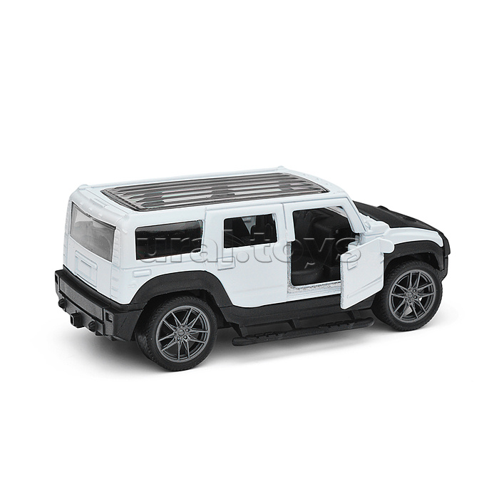 Белая инерционная машинка Сафари die-cast,1:32, открывающиеся двери Белая инерционная машинка Сафари die-cast,1:32, открывающиеся двери