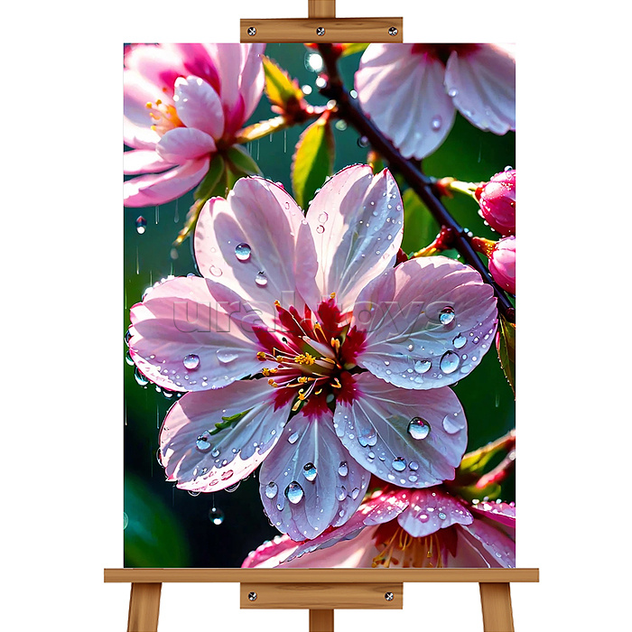 Мозаика алмазная "Цветы" 20*30см.
