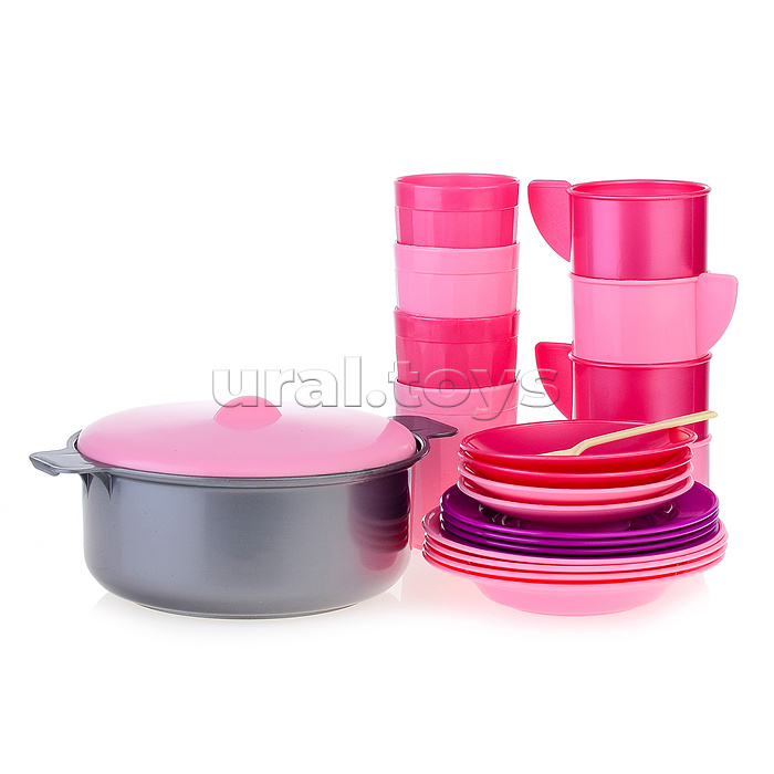 Набор детской посуды "Пикник" 39 предметов