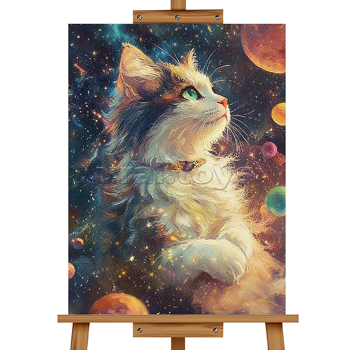 Мозаика алмазная "Волшебница" (светится в темноте) 30*20 см.