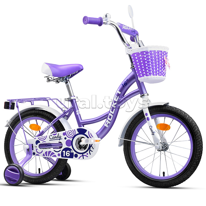 Велосипед 16" Rocket Candy, цвет фиолетовый