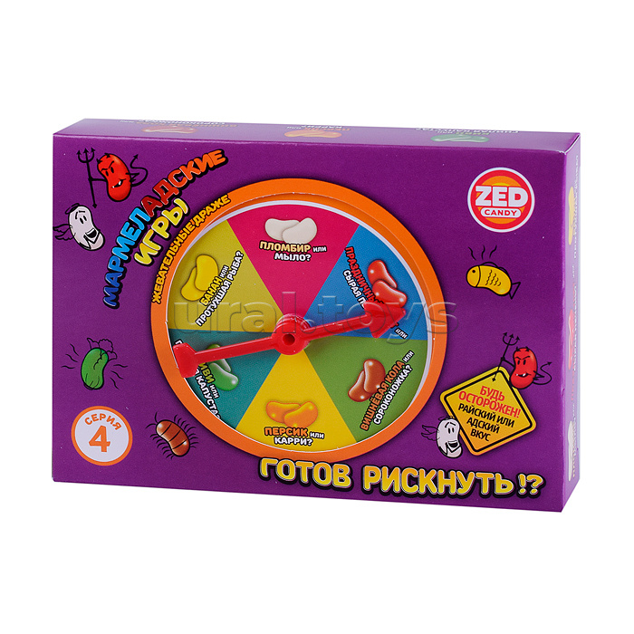 Мармеладские игры набор 4 серия, блок 1 шт. (120г х 24)