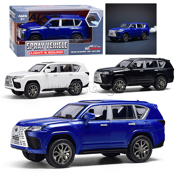 Машина "Внедорожник" (свет, звук) в коробке