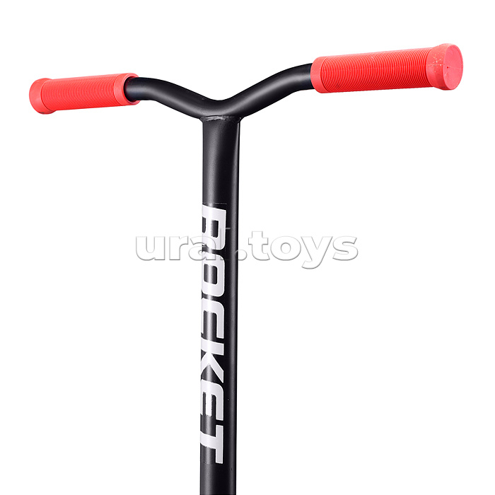 Самокат-снегокат трюковой в коробке (красный)