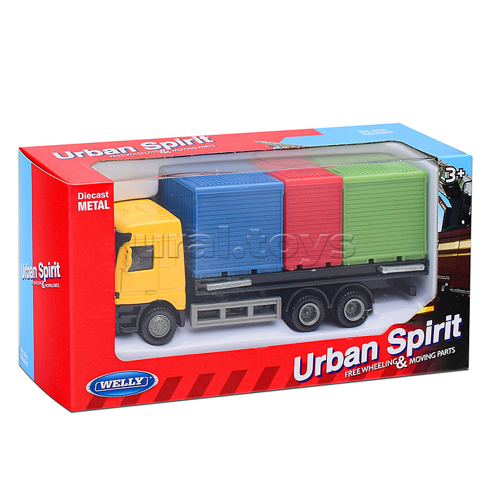 Машинка Грузовик, 15 см, в асс., набор B, дисплей-бокс 24 шт.