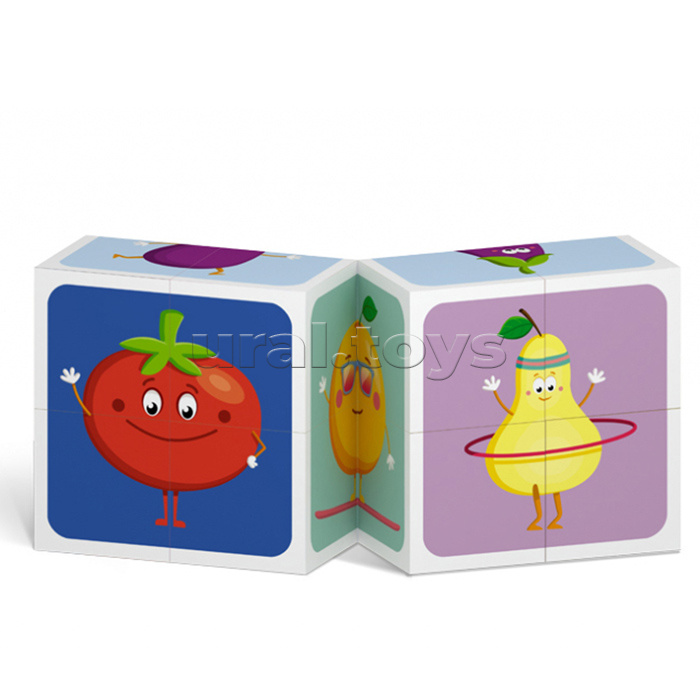 Кубик трансформер "Овощи и Фрукты"