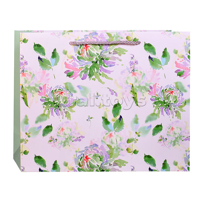 Пакет подарочный "Краски весны" 32*26*11см.