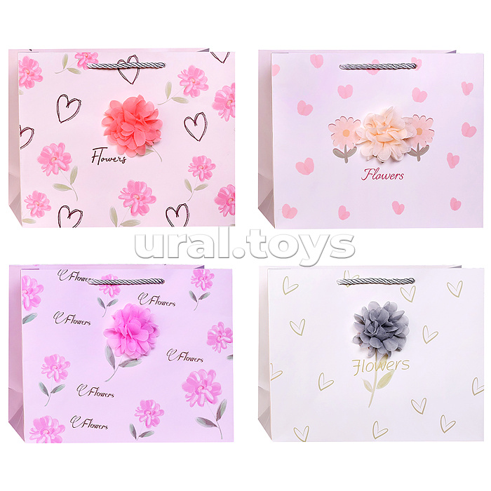 Пакет подарочный "Волшебный свёрток" 24,5*19,5*10см.