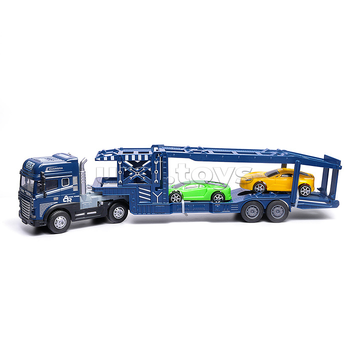 Машина "Транспортер" 1:24 (свет,звук) в коробке