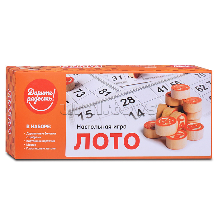 Настольная игра "Лото" в коробке