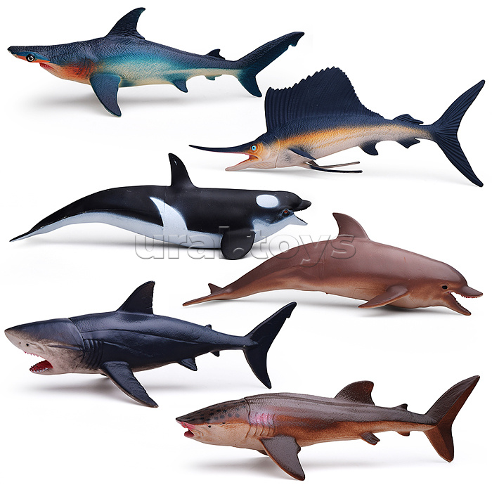 Животное "Морские жители" в коробке