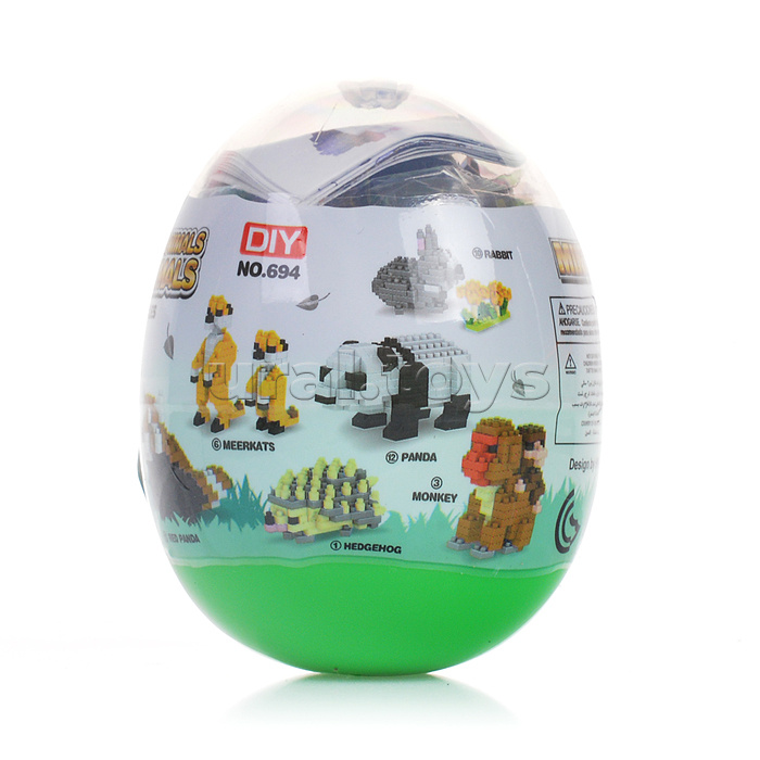 Конструктор "Фигурки: Дикие животные " в коробке