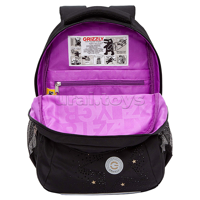 Рюкзак школьный с обвесом (/1 черный)