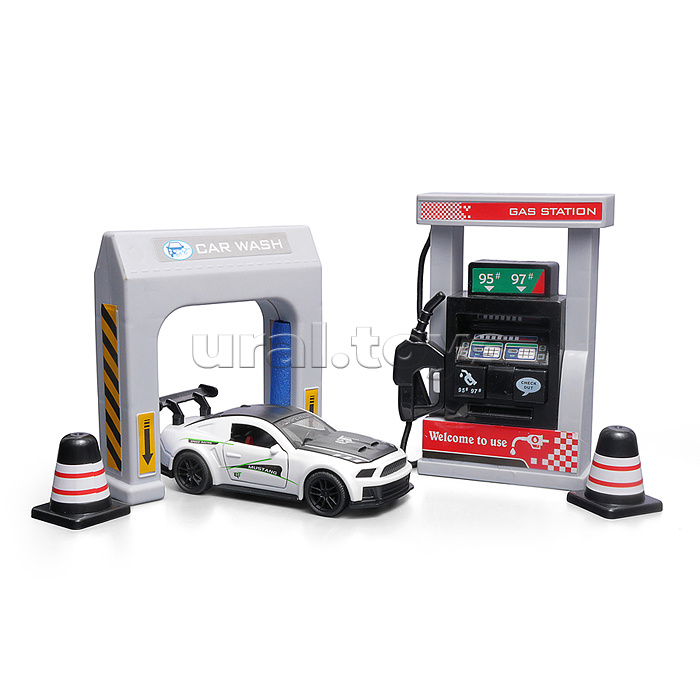 Игровой набор "Заправочная станция" в коробке