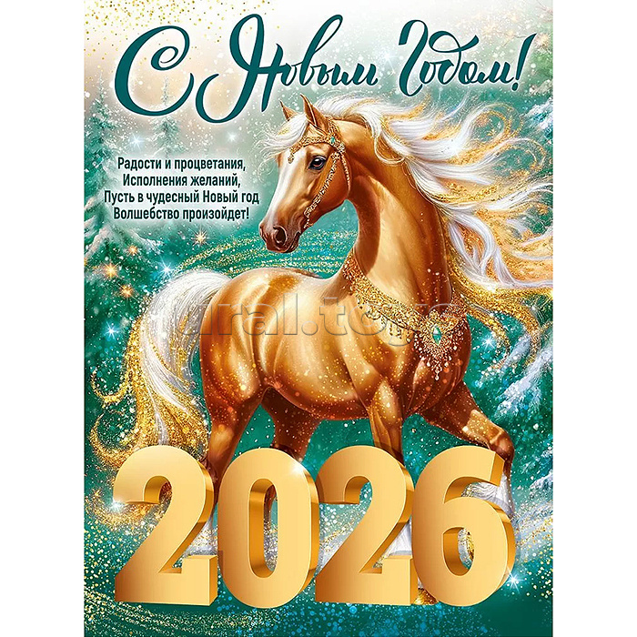Плакат "С Новым годом!" (символ года)