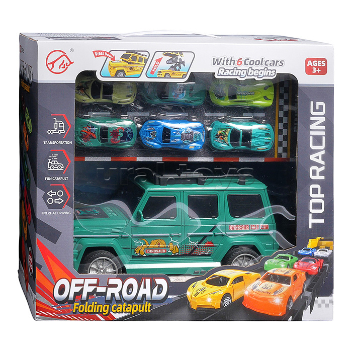 Набор машин "Бригада тайфун" в коробке