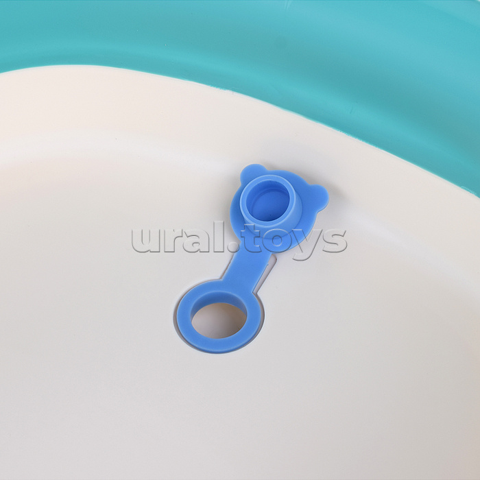 Ванночка для купания (цвет: белый/голубой), в пакете