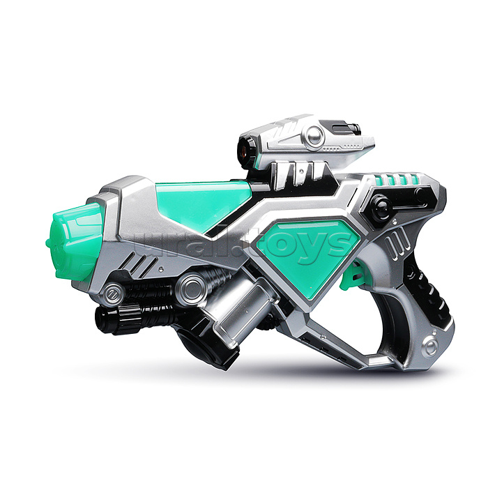 Набор оружия "Зеленая миля" (свет, звук) на батарейках, в коробке