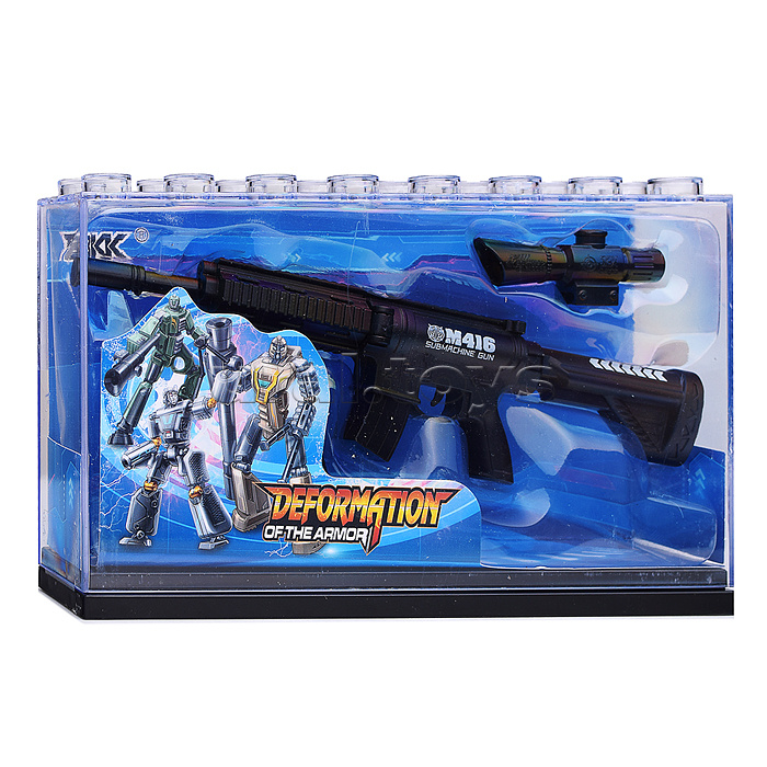 Робот трансформирующийся в оружие, в коробке