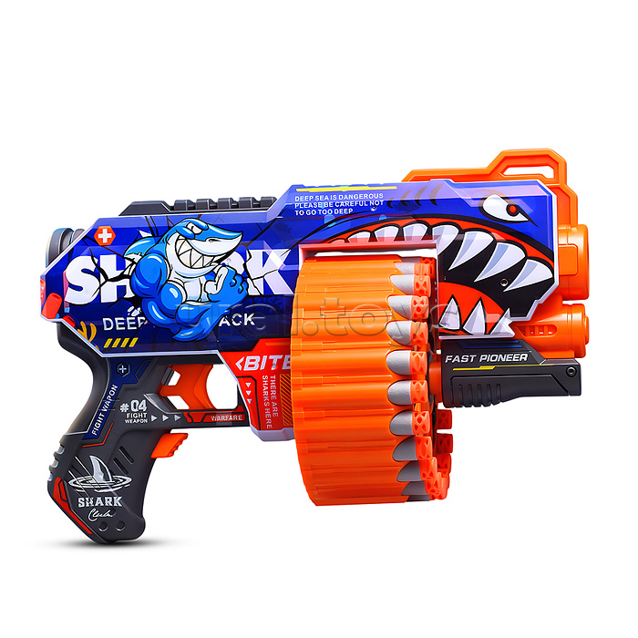 Бластер "Кибер-Вспышка" с полимерными пулями, в коробке