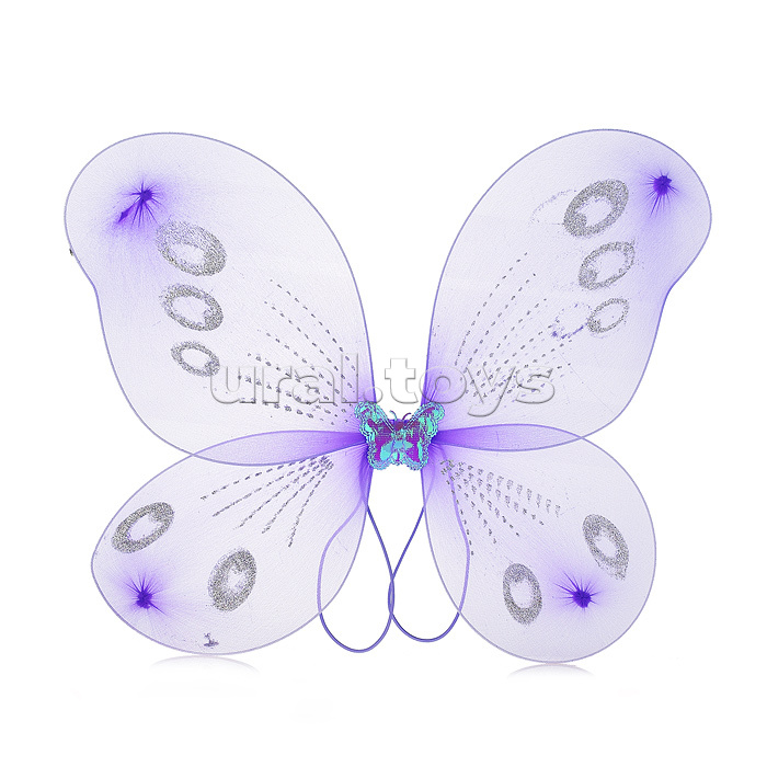 Крылья карнавальные "Фея" (ободок, крылья, палочка) в пакете