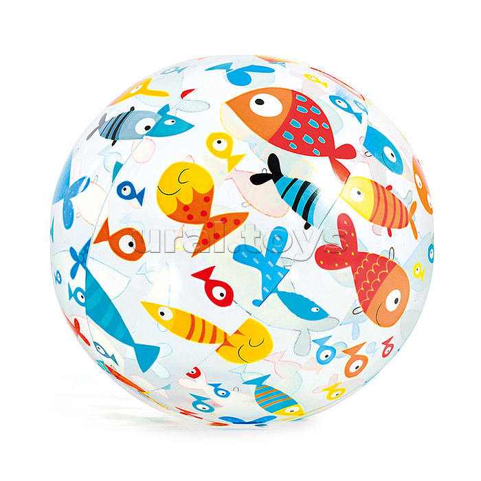 Мяч пляжный «Узоры», d=51 см, от 3 лет, цвета МИКС, 59040NP INTEX