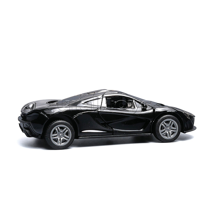 Чёрная инерционная машинка вид E die-cast , 1:32