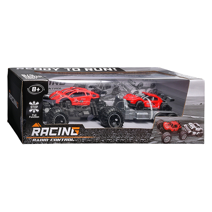 Машина "Вездеход с прицепом 3" р/у, 27 MHz, в коробке