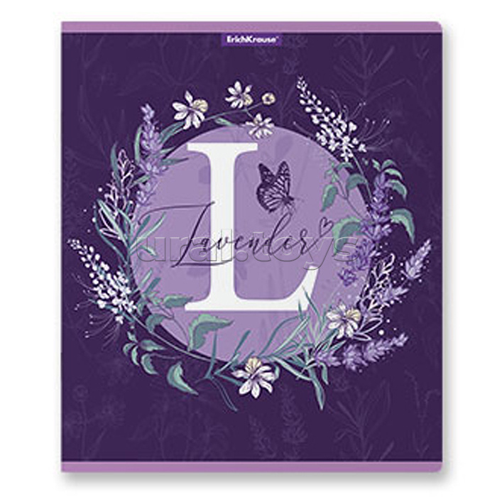 Тетрадь 48 л. клетка "Lavender"