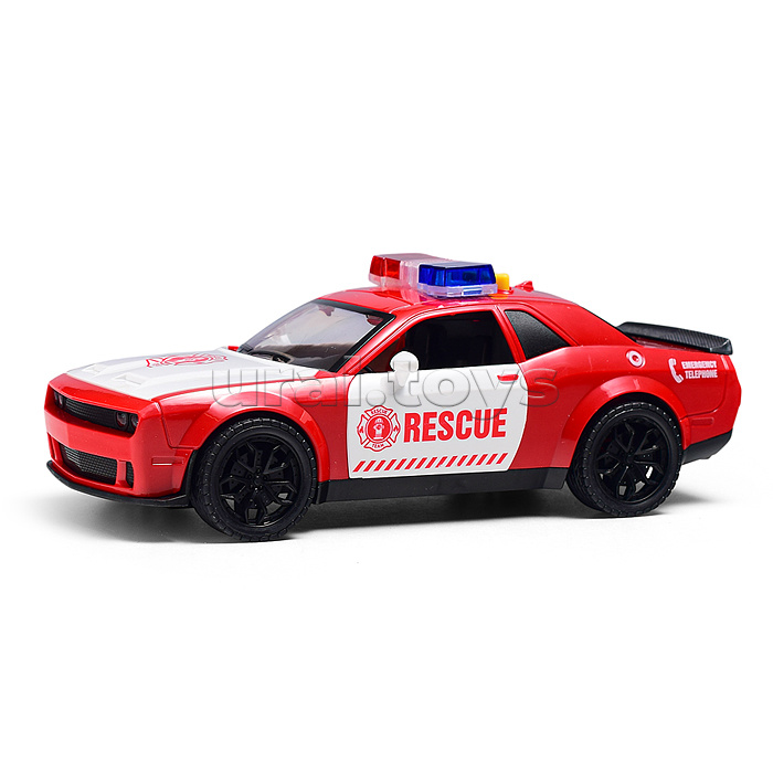 Машина "Полицейская гонка" (свет, звук) в коробке