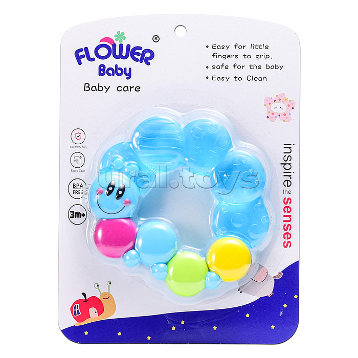 Игрушка -грызунок "Гусеница"