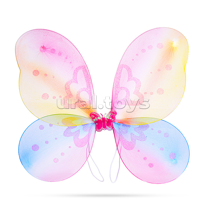 Крылья карнавальные (ободок, крылья, палочка) в пакете