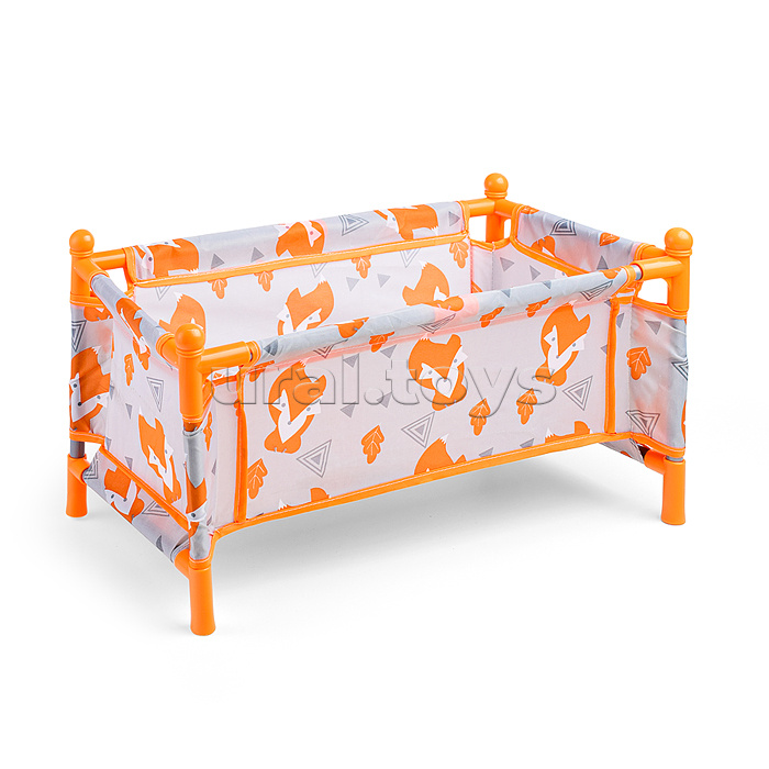 Набор аксессуаров для куклы 5в1 (манеж, коляска, стульчик, сумка, контейнер для бутылочки) в коробке