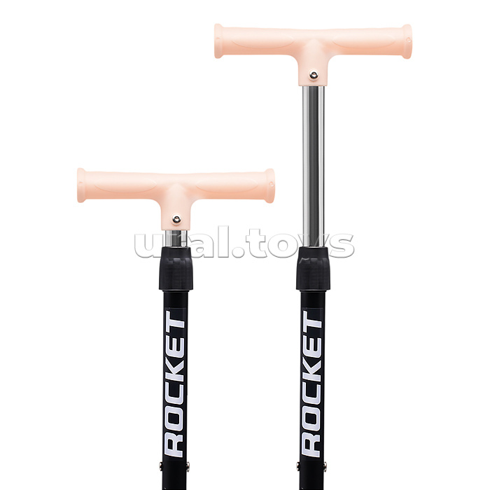 Самокат трёхколёсный ROCKET колёса PU, цвет коричневый